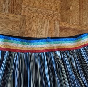 Pleated Midi Skirt